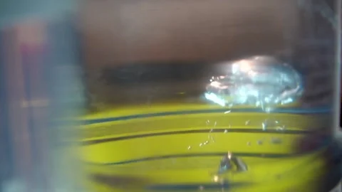 Bubbles in water tank Stock Footage 159473467