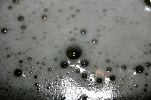Bubbles in white foam macro background fifty megapixels high quality prints Stock Photos