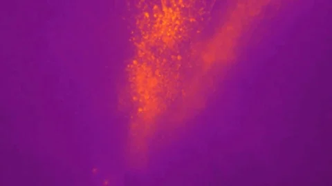 Bubbles Yellow on Purple Video stock 78335091