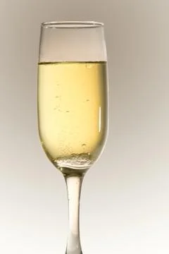 Bubbling champagne Stock Photos