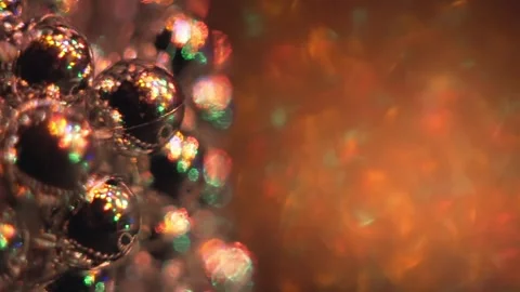 Bubbling colorful liquid in motion with vibrant reflections. Dynamic abstract fl Video stock 340450196