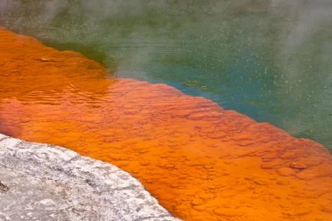 Bubbling colors Stock Photos