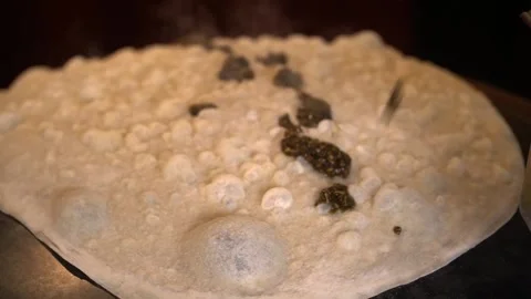 Bubbling Dough Preparation Stock Footage 319951035