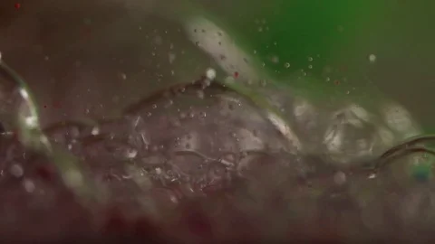 Bubbling Gel Mixture Stock Footage 75651548