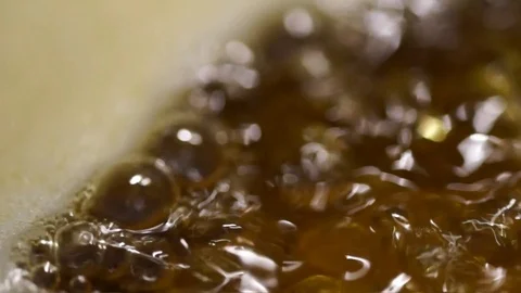 Bubbling Ghee Stock Footage 107261443