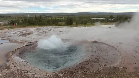 Bubbling hot spring Stock Footage 328227132