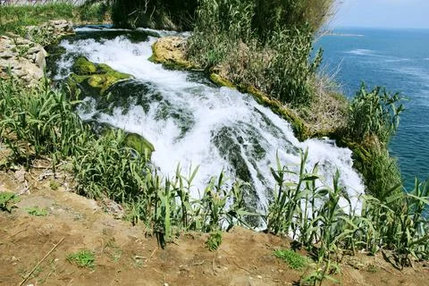 Bubbling river waterfall Stock Photos