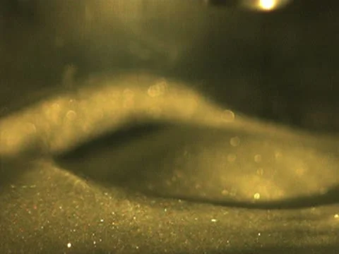 Bubbling Sand Stock Footage 10585226