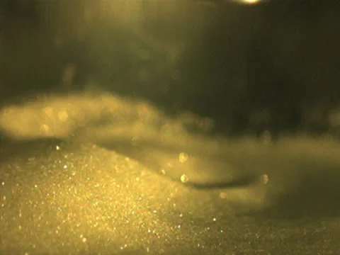 Bubbling Sand Stock Footage 10585227