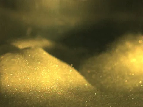 Bubbling Sand Stock Footage 10585228