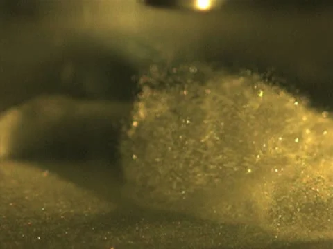 Bubbling Sand Stock Footage 10585229