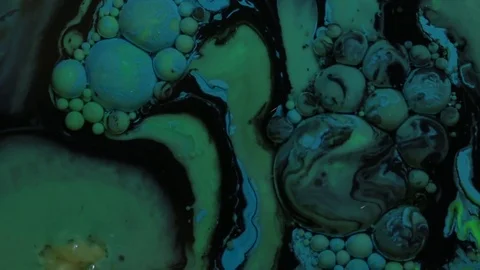 Bubbling Science Background MACRO Stock Footage 75688300