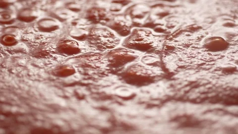 Bubbling Tomato Sauce Texture. Stock Footage 266011773