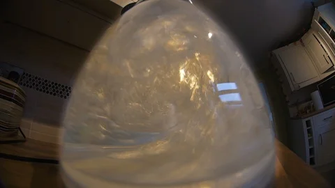 Bubbling Water 3 Slow Motion Stock Footage 100364932