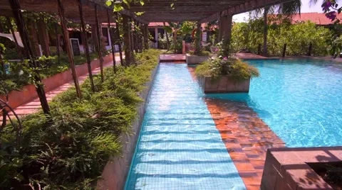 Bubbling Water In Shallow Pool Stock-Footage 47755925