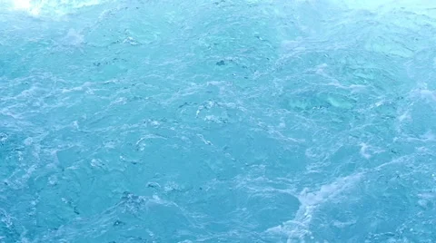 Bubbling water from the ship, slow motion 1 Stock Footage 68456174