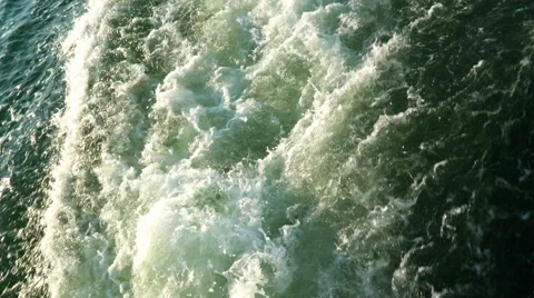 Bubbling water of a ship's engine 動画素材 65024660