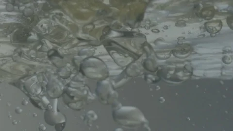 Bubbling Waves Underwater Stock Footage 75910324