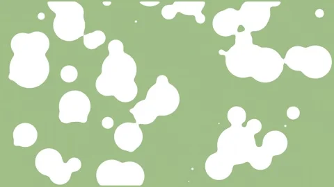 Bubbling white bubble animation Stock Footage 289422020