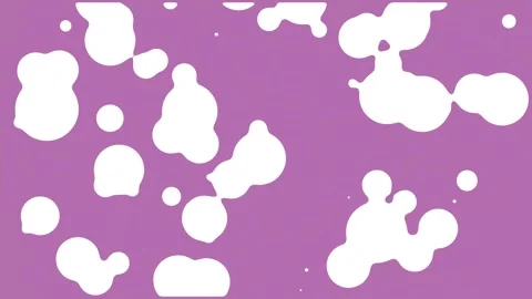 Bubbling white bubble animation Stock Footage 289422022