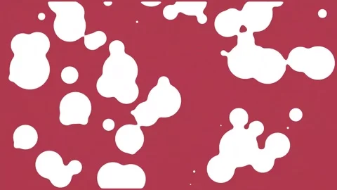 Bubbling white bubble animation Stock Footage 289422023