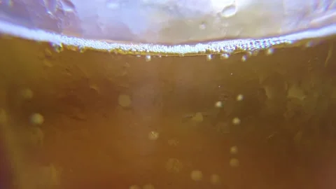 A bubbly beer 스톡 동영상 150286047