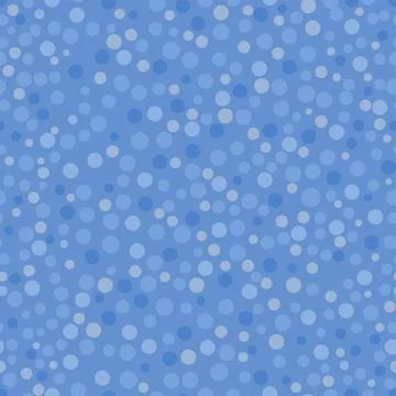 Bubbly Blue Circles Random Texture Repeat Pattern Stock Illustration