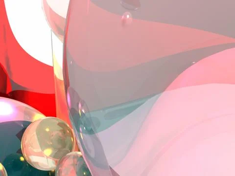 Bubbly graphics Stock Illustration