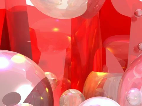 Bubbly graphics Stock Illustration