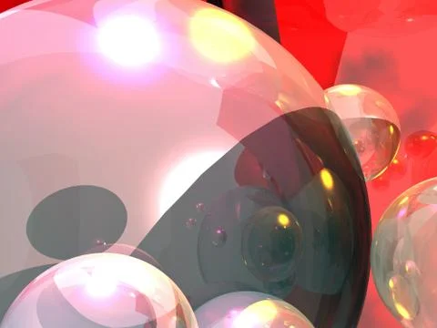 Bubbly graphics Stock Illustration