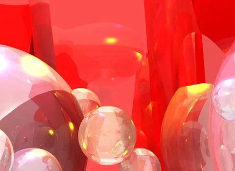 Bubbly graphics Stock Illustration