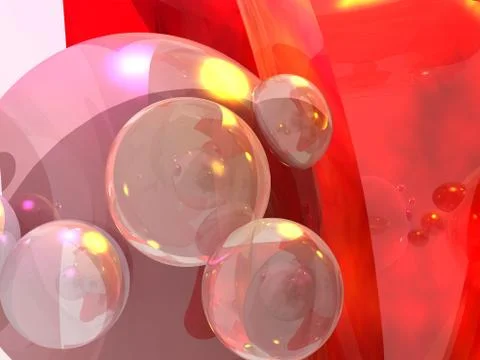 Bubbly graphics Stock Illustration