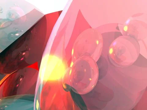 Bubbly graphics Stock Illustration