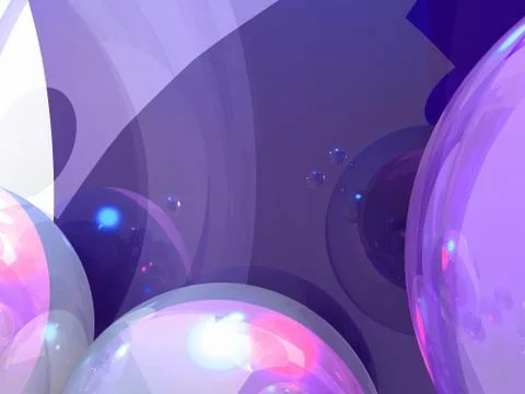 Bubbly graphics Stock Illustration