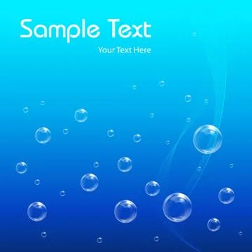 Bubbly vector background Stock Illustration