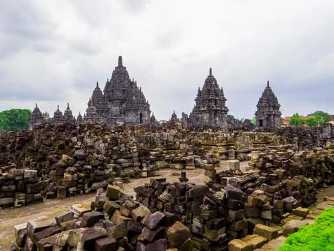 Bubrah Temple, Prambanan, Java, Indonesia Fotos Stock