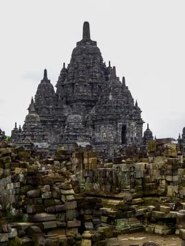Bubrah Temple, Prambanan, Java, Indonesia Fotos de archivo