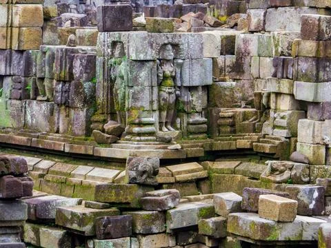 Bubrah Temple, Prambanan, Java, Indonesia Stock Photos