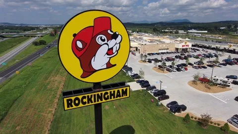 Buc-ees (Rockingham County- Mount Crawford, Virginia) Stock Footage 314753913