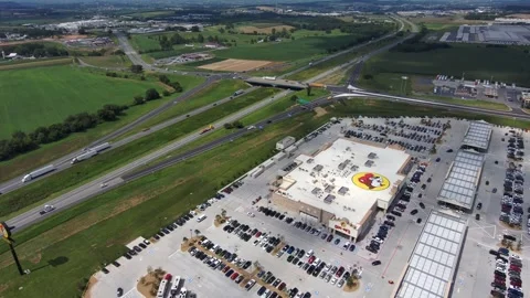 Buc-ees (Rockingham County- Mount Crawford, Virginia) Stock Footage 314753999