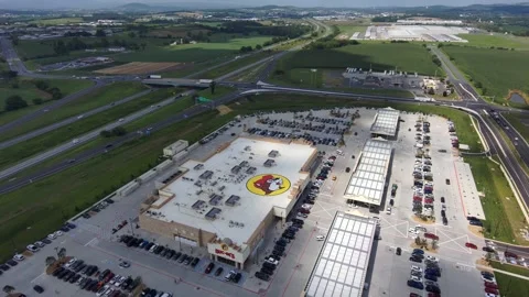 Buc-ees (Rockingham County- Mount Crawford, Virginia) Stock Footage 314754270