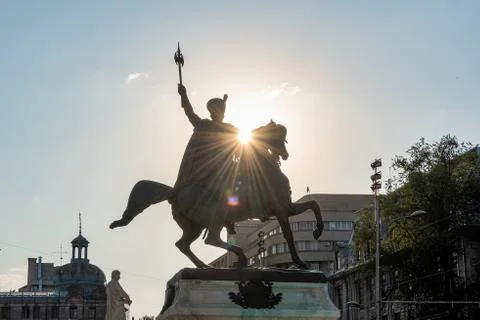 Buccharest, statue Stock Photos