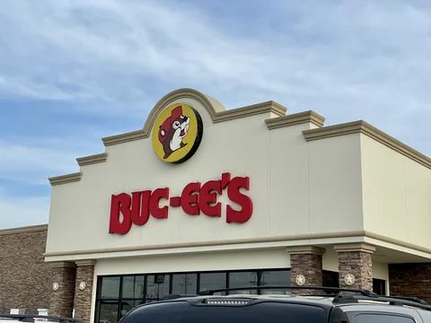 The Bucee’s Logo on the Front of a Store Stock Photos