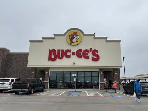 The Bucee’s Logo on the Front of a Store Stock Photos