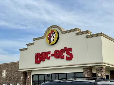 Bucee’s Logo on the Front of a Store Stock Photos