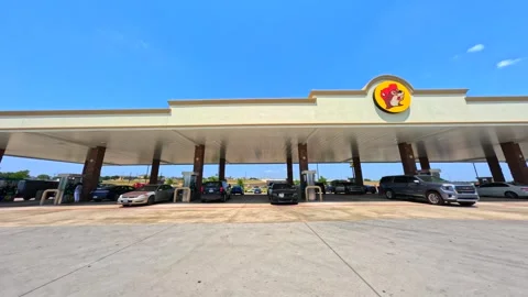Bucees mega gas station Denton Texas Stock Footage 248158233