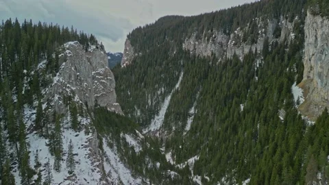 Bucegi Mountains, Romania Stock Footage 233917731