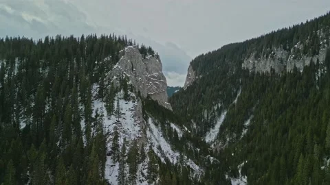 Bucegi Mountains, Romania Stock Footage 233918392