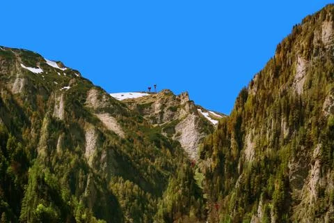 Bucegi Mountains in Romania Stock Photos