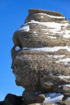 The bucegi sphinx Stock Photos